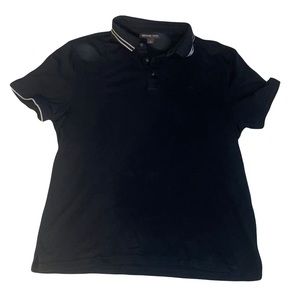 Michael Kors Men's Luxury Black Polo Shirt